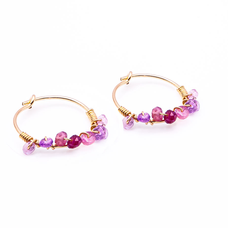 Pink Aura Earrings