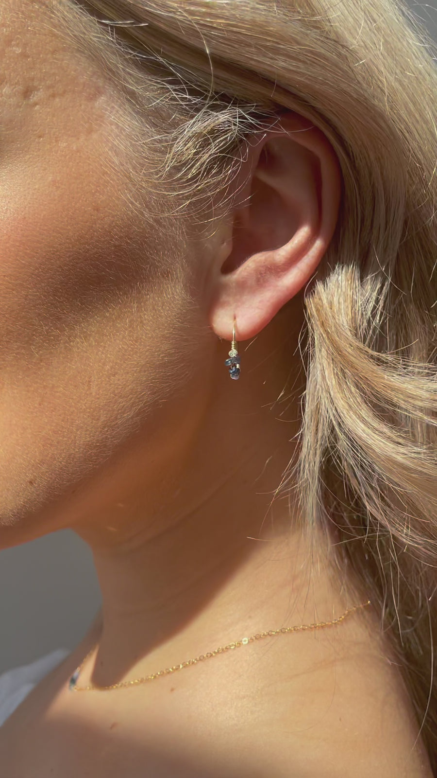 Blue Aura Earrings