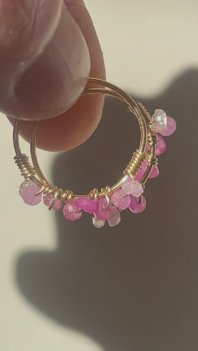 Pink Aura Earrings