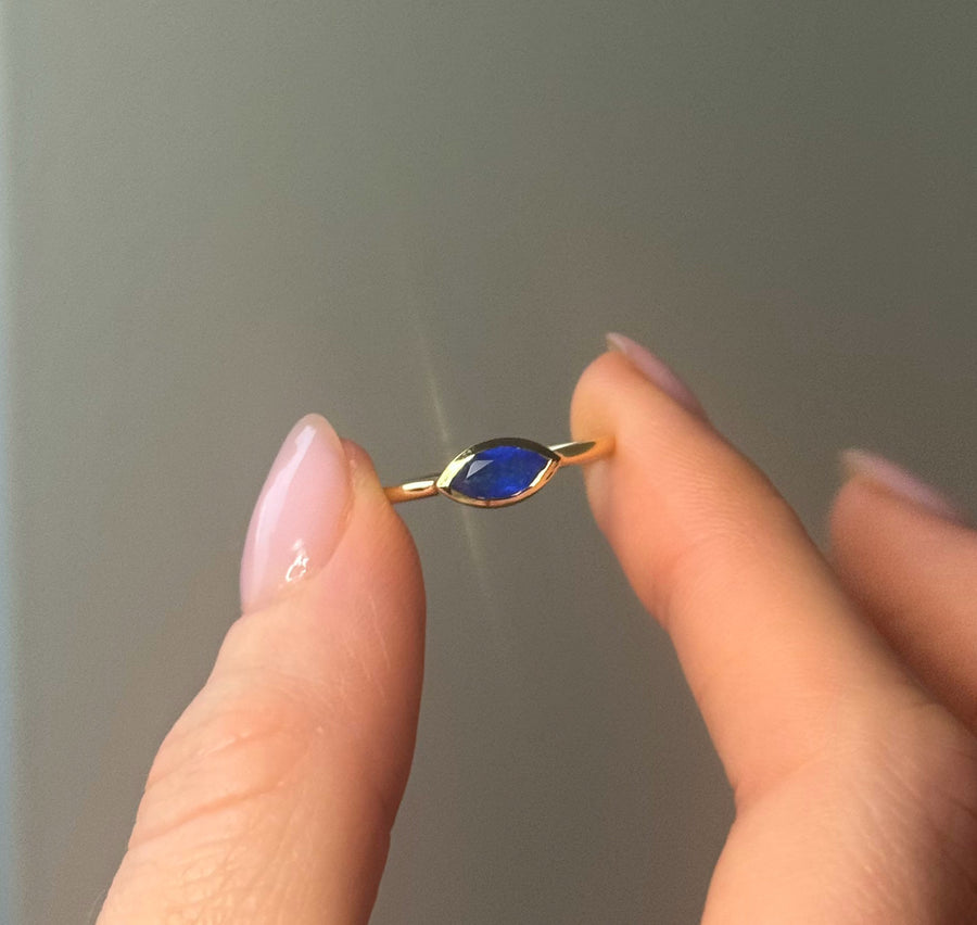 Third Eye Blue Apatite Ring