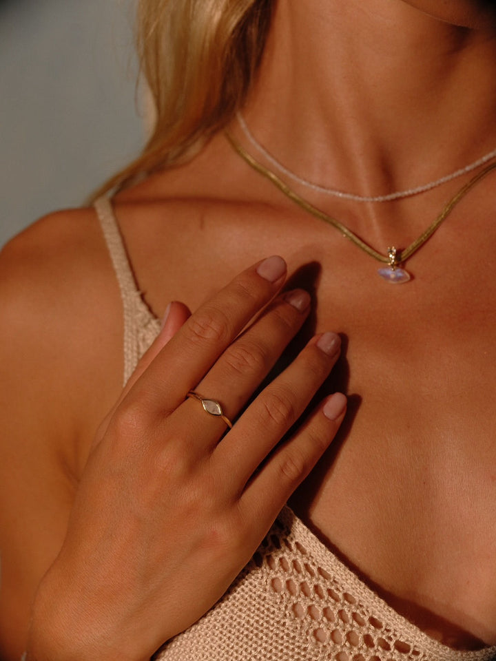 Third Eye Moonstone Ring
