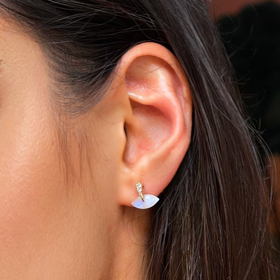 Higher Self Moonstone Earrings