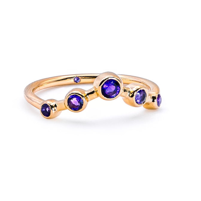 Empowered Crown Amethyst Ring