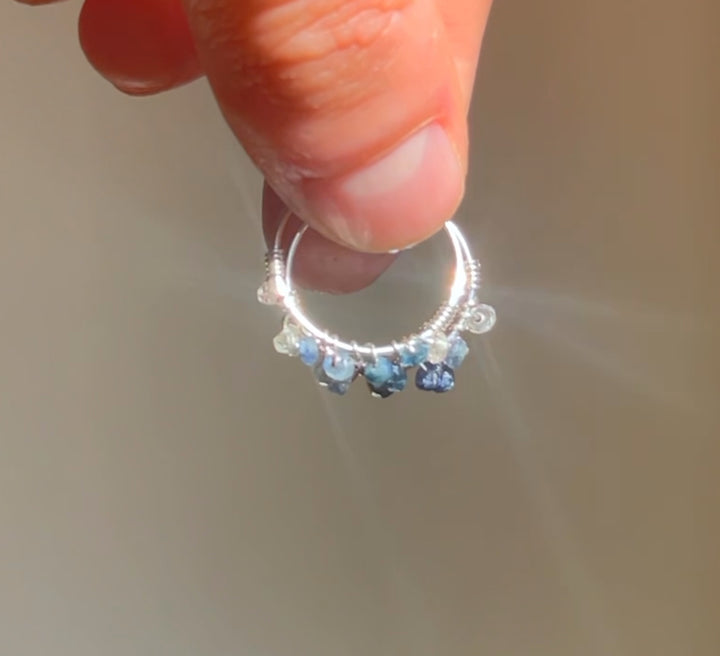 Blue Aura Earrings