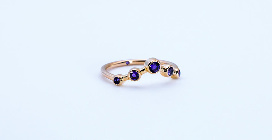 Empowered Crown Amethyst Ring