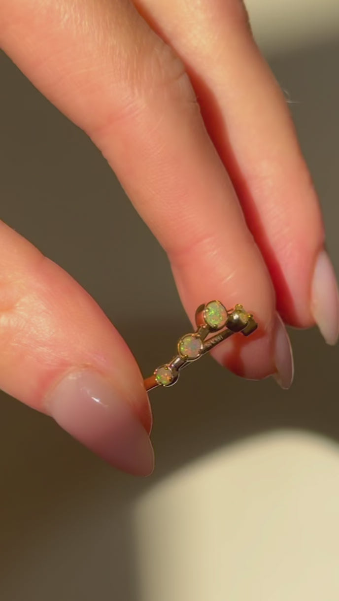 Empowered Crown Opal Ring