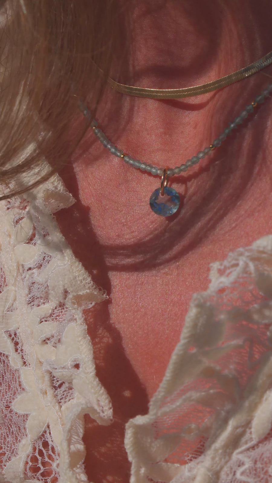 Aquamarine Spirit Amulet