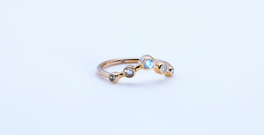 Empowered Crown Moonstone Ring