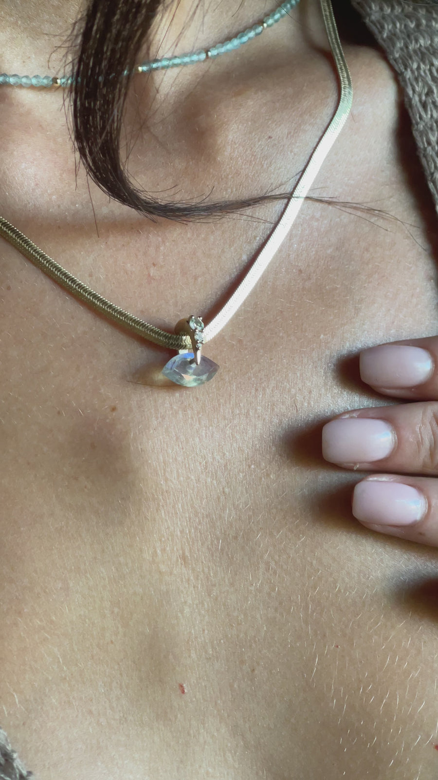 Labradorite Third Eye Charm