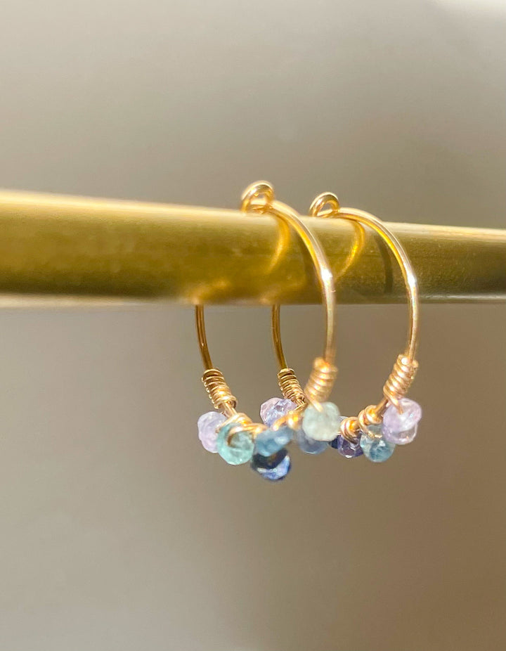 Blue Aura Earrings